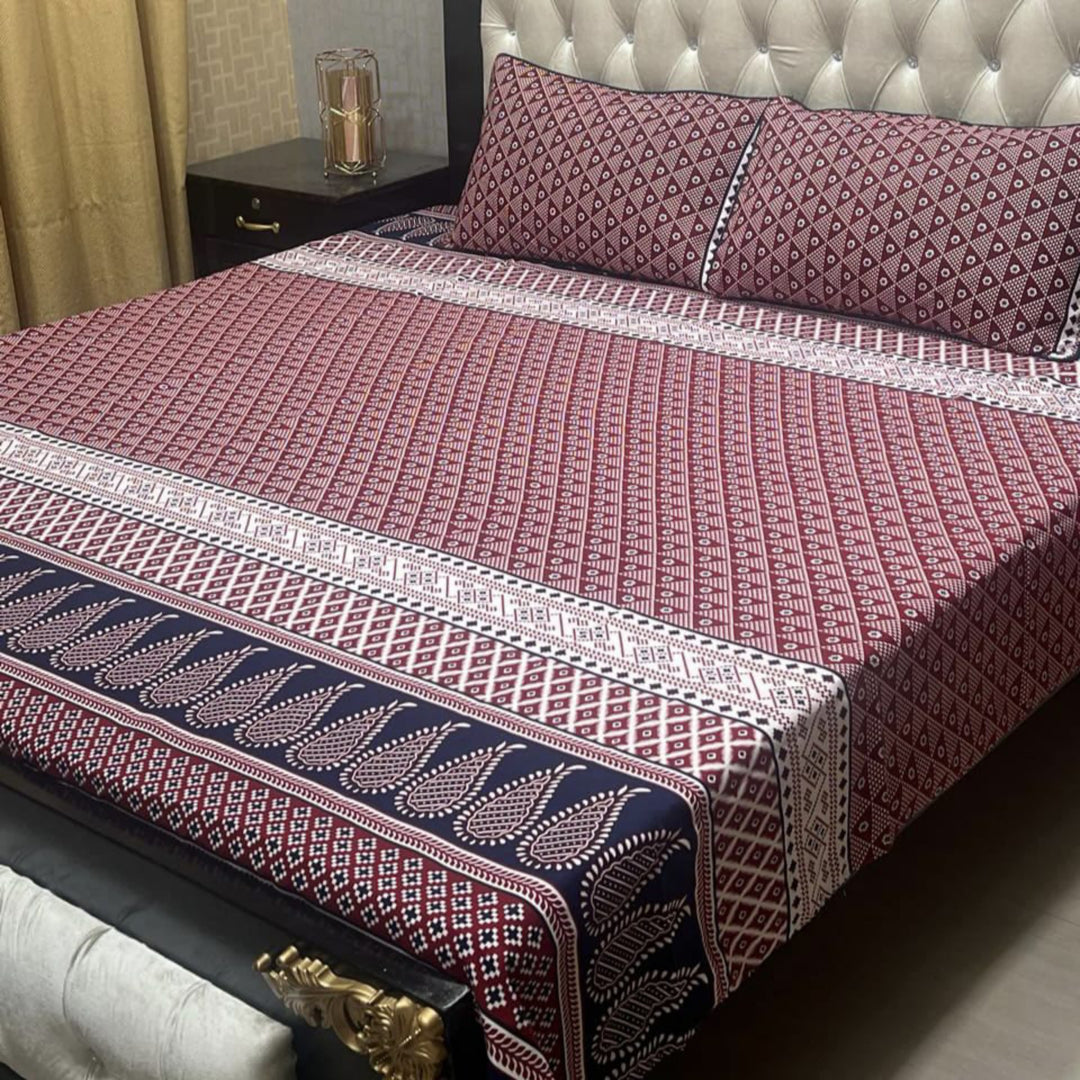 Crystal Cotton Bedsheet Design 007