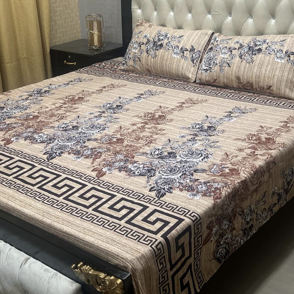 Crystal Cotton Bedsheet Design 025