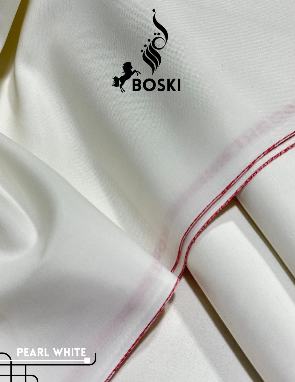 PEARL WHITE BOSKI (wash & wear)