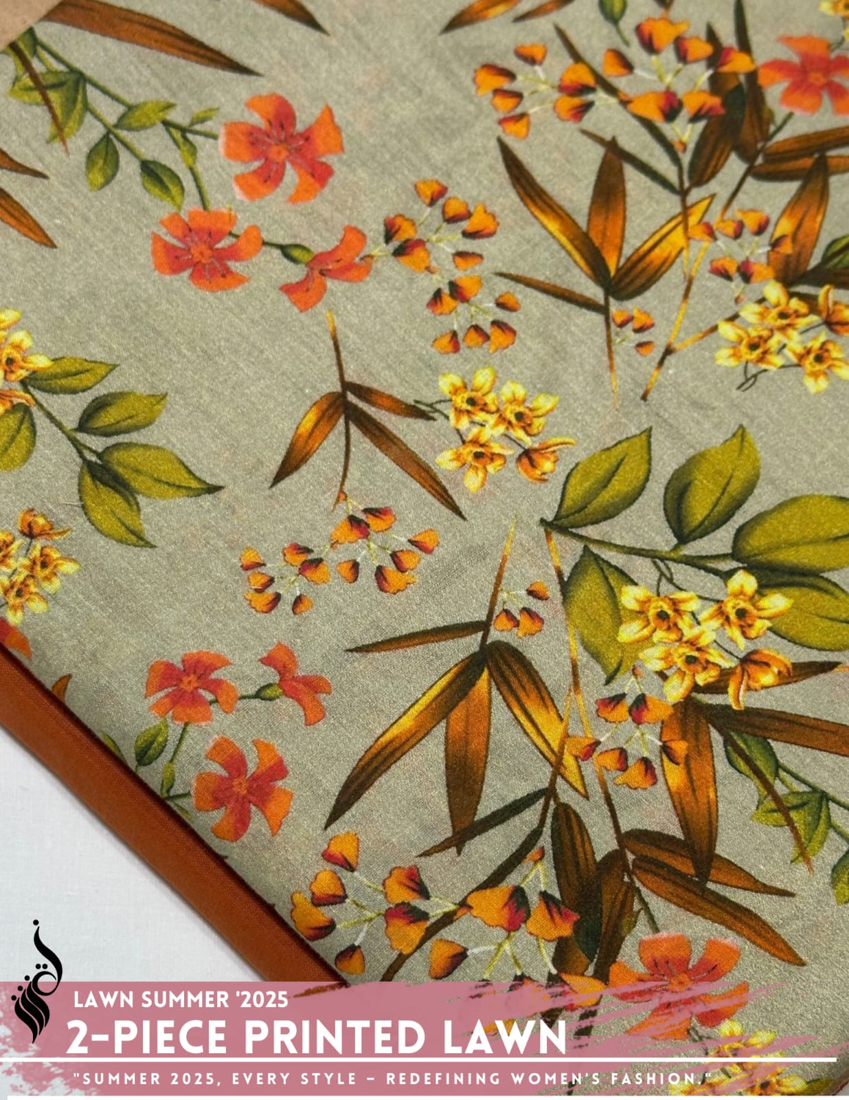 2 Piece All Over Printed Lawn