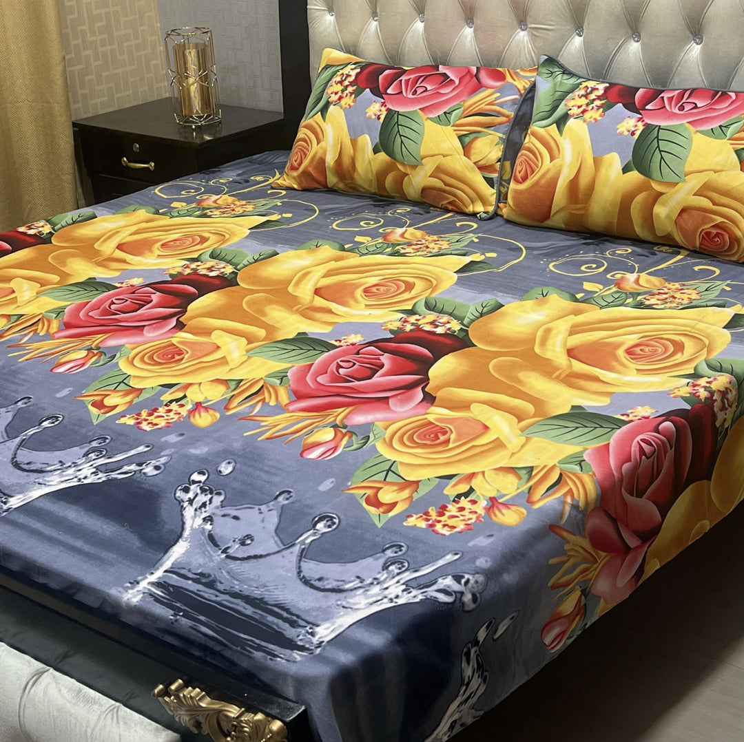 Crystal Cotton Bedsheet Design 058