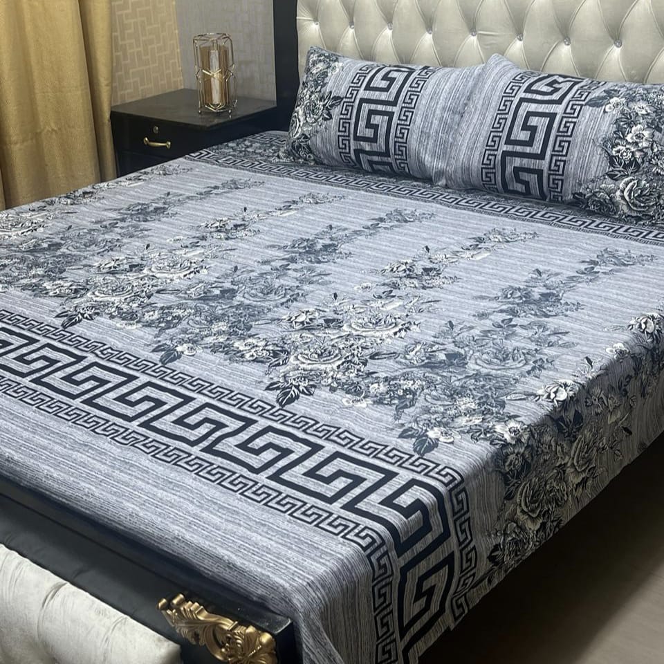 Crystal Cotton Bedsheet Design 012