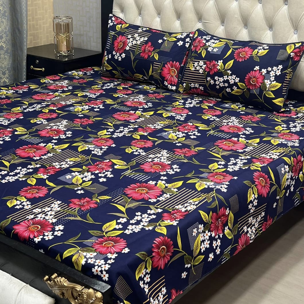 Crystal Cotton Bedsheet Design 008