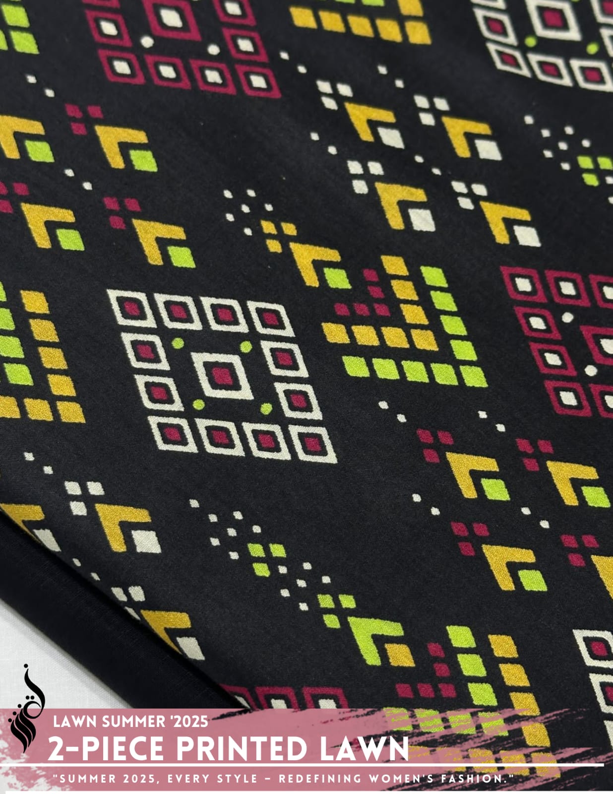 2 Piece All Over Printed Lawn