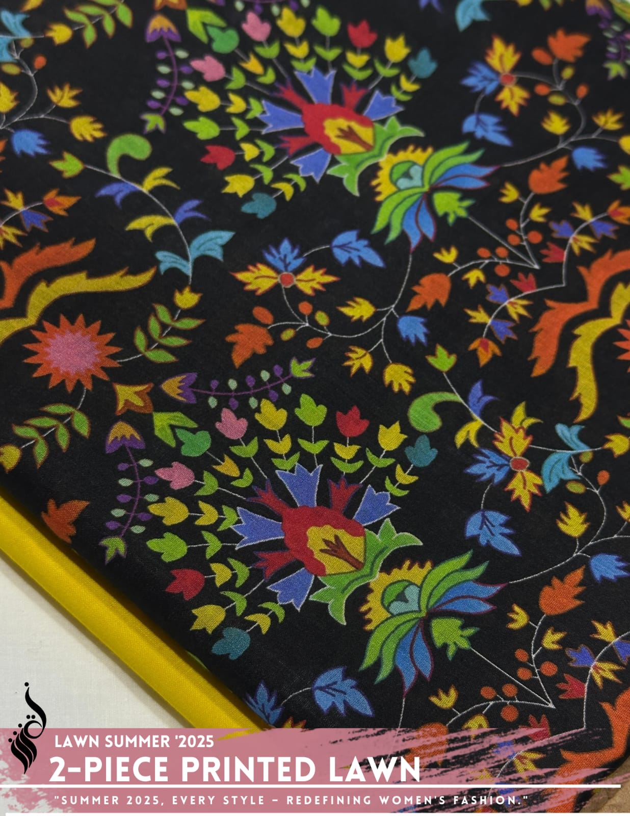 2 Piece All Over Printed Lawn