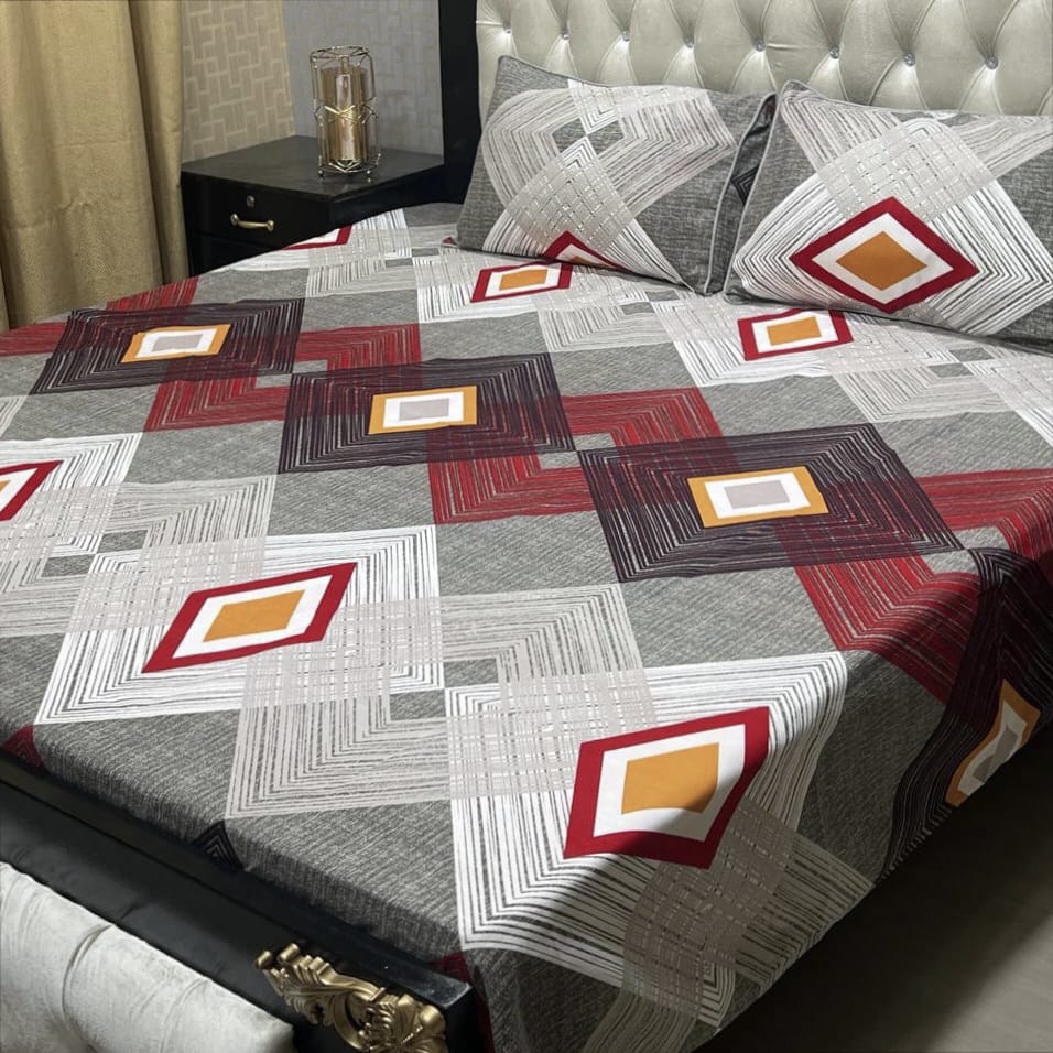 Crystal Cotton Bedsheet Design 002