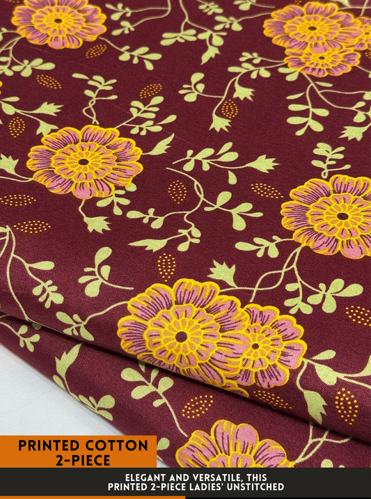 2 Piece Printed Summer cotton