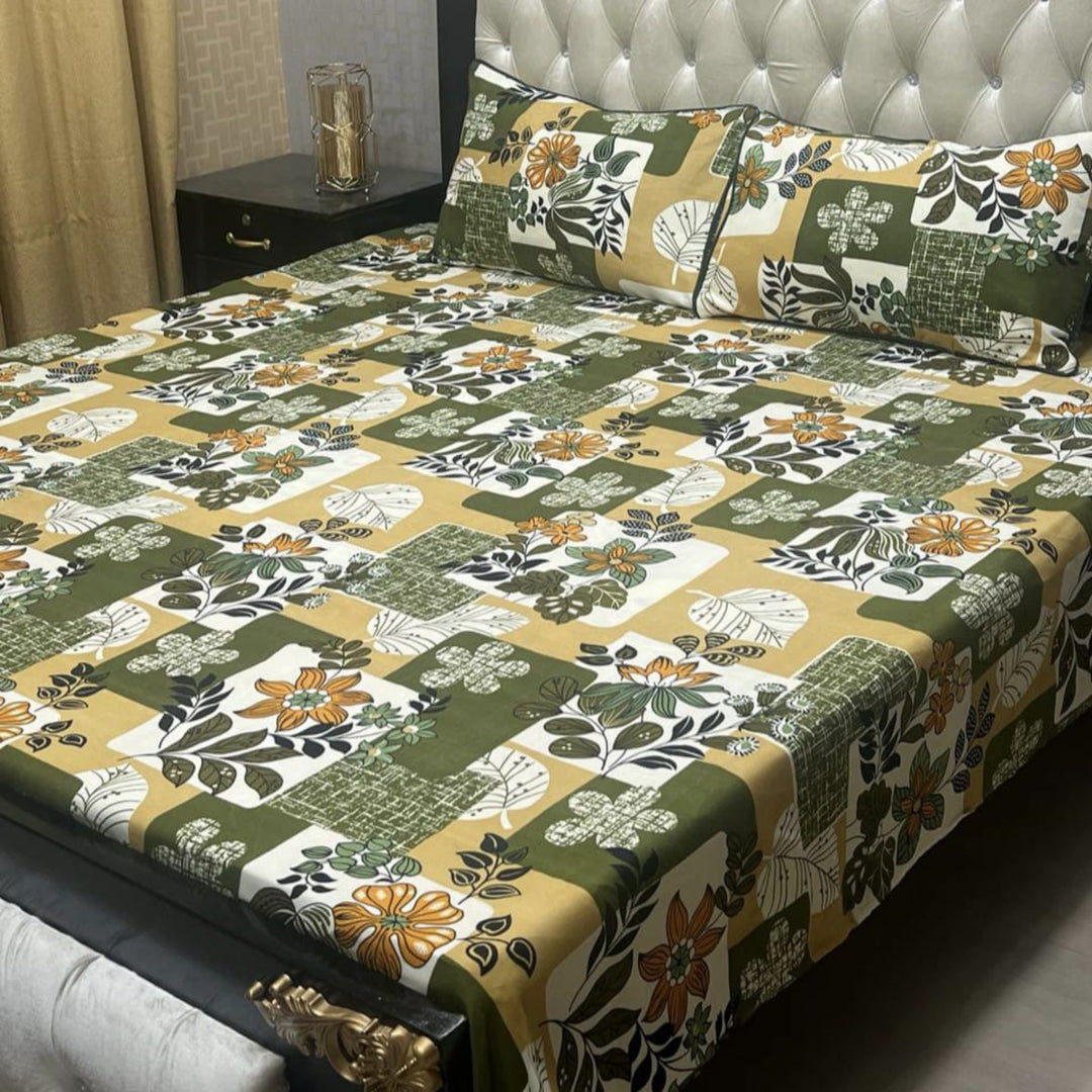 Crystal Cotton Bedsheet Design 018